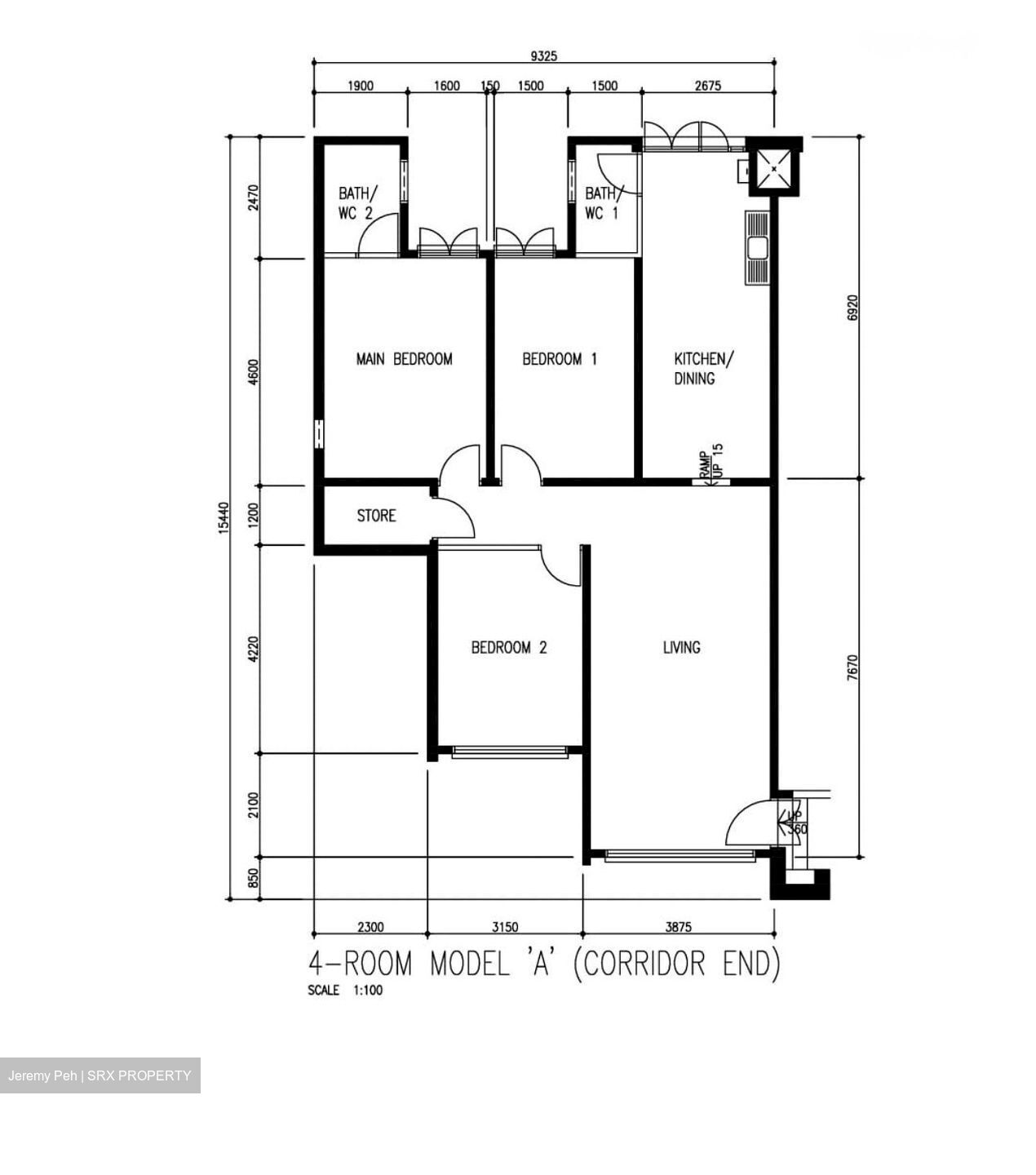 Blk 319 Woodlands Street 31 (Woodlands), HDB 4 Rooms #547463251